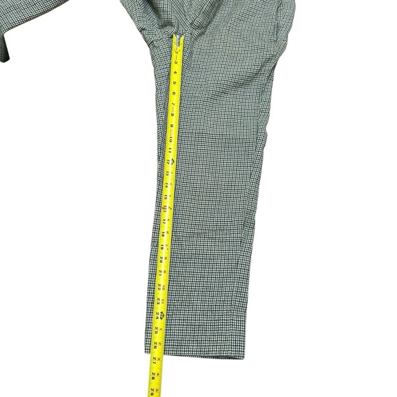 True Vintage 1950s Multicolor Houndstooth Wool Trousers Pants 32x26.5 - Picture 9 of 13